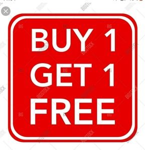 On any shirt buy one get one free